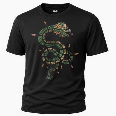 Quetzalcoatl Aztec Feathered Serpent Mayan Inca Toltec Cooling Performance Crew T-Shirt