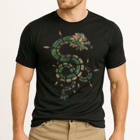 Quetzalcoatl Aztec Feathered Serpent Mayan Inca Toltec Cooling Performance Crew T-Shirt