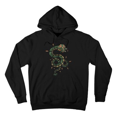 Quetzalcoatl Aztec Feathered Serpent Mayan Inca Toltec Hoodie