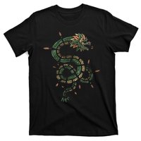 Quetzalcoatl Aztec Feathered Serpent Mayan Inca Toltec T-Shirt