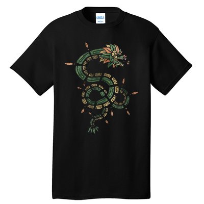 Quetzalcoatl Aztec Feathered Serpent Mayan Inca Toltec Tall T-Shirt