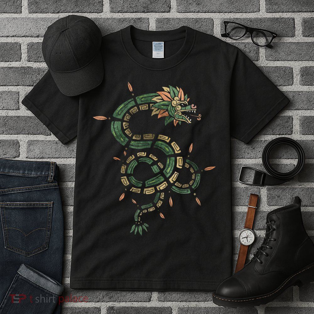 Quetzalcoatl Aztec Feathered Serpent Mayan Inca Toltec Tall T-Shirt