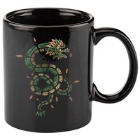 Quetzalcoatl Aztec Feathered Serpent Mayan Inca Toltec 11oz C Handle Ceramic Mug