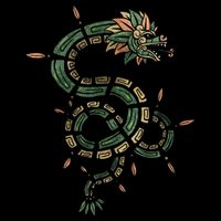Quetzalcoatl Aztec Feathered Serpent Mayan Inca Toltec Magnet