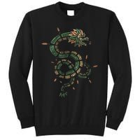 Quetzalcoatl Aztec Feathered Serpent Mayan Inca Toltec Tall Sweatshirt