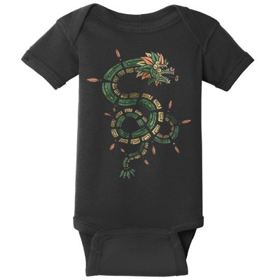 Quetzalcoatl Aztec Feathered Serpent Mayan Inca Toltec Baby Bodysuit