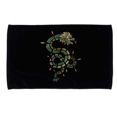 Quetzalcoatl Aztec Feathered Serpent Mayan Inca Toltec Microfiber Hand Towel