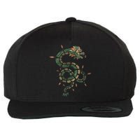 Quetzalcoatl Aztec Feathered Serpent Mayan Inca Toltec Wool Snapback Cap