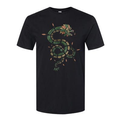 Quetzalcoatl Aztec Feathered Serpent Mayan Inca Toltec Softstyle CVC T-Shirt