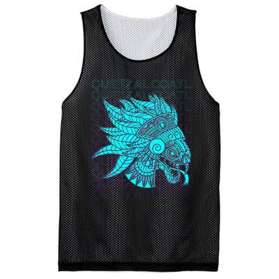 Quetzalcoatl Aztec Feathered Serpent Mayan Inca Toltec Mesh Reversible Basketball Jersey Tank