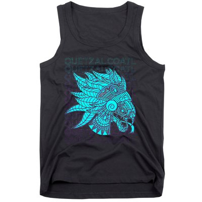 Quetzalcoatl Aztec Feathered Serpent Mayan Inca Toltec Tank Top