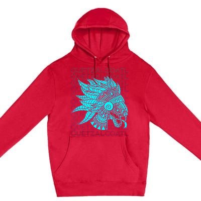 Quetzalcoatl Aztec Feathered Serpent Mayan Inca Toltec Premium Pullover Hoodie