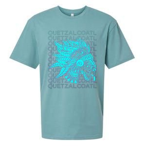 Quetzalcoatl Aztec Feathered Serpent Mayan Inca Toltec Sueded Cloud Jersey T-Shirt