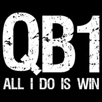 Qb1 All I Do Is Win Football Starting Quarterback Gift Cooling Performance Crew T-Shirt