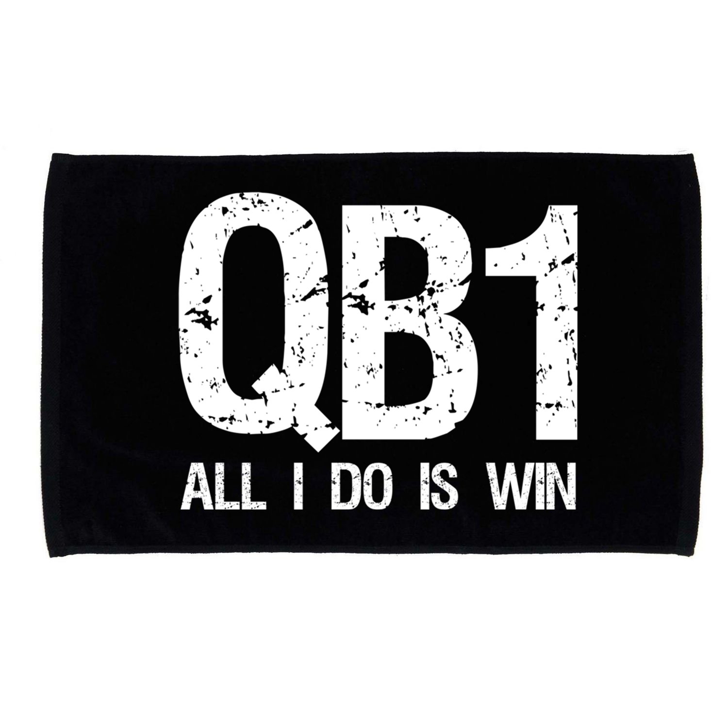 Qb1 All I Do Is Win Football Starting Quarterback Gift Microfiber Hand Towel