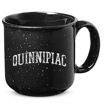 Quinnipiac Arch Logo Vintage Retro Sports University Style 15oz Campfire Ceramic Mug