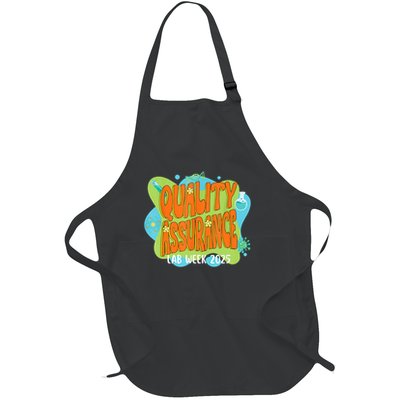 Quality Assurance Lab Scientist Retro Lab Week Run 2025 Full-Length Apron With Pockets