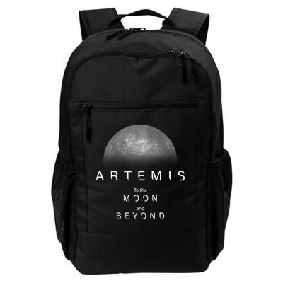Quote Artemis Launch Mission To The Moon And Beyond Daily Commute Backpack