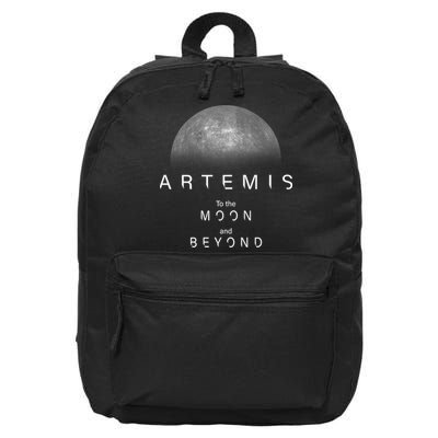 Quote Artemis Launch Mission To The Moon And Beyond 16 in Basic Backpack