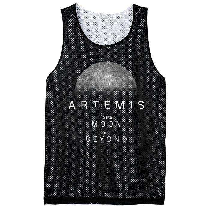 Quote Artemis Launch Mission To The Moon And Beyond Mesh Reversible Basketball Jersey Tank