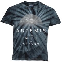 Quote Artemis Launch Mission To The Moon And Beyond Kids Tie-Dye T-Shirt