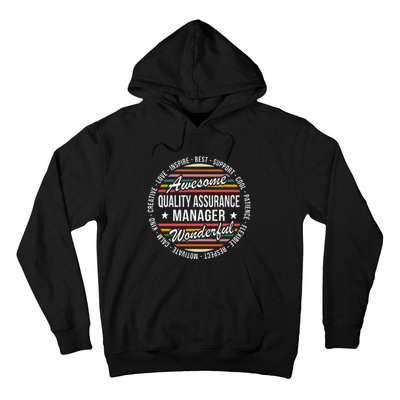 Quality Assurance Manager Gifts Appreciation Inspire Hoodie