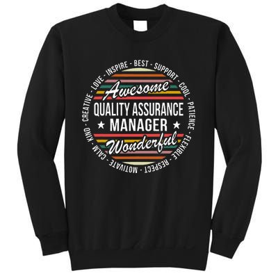 Quality Assurance Manager Gifts Appreciation Inspire Sweatshirt