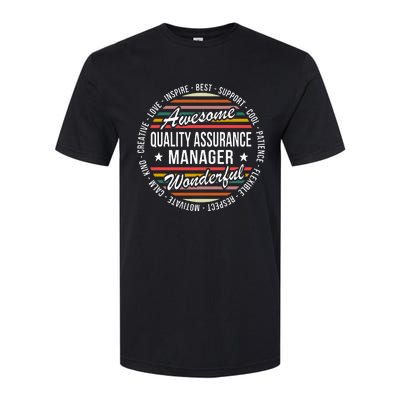 Quality Assurance Manager Gifts Appreciation Inspire Softstyle CVC T-Shirt