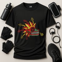 Quetzalcoatl Aztec Mayan Feathered Serpent Toltec Inca Cooling Performance Crew T-Shirt
