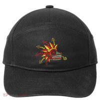 Quetzalcoatl Aztec Mayan Feathered Serpent Toltec Inca 7-Panel Snapback Hat