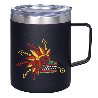 Quetzalcoatl Aztec Mayan Feathered Serpent Toltec Inca 12oz Stainless Steel Coffee Mug