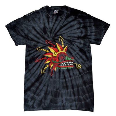 Quetzalcoatl Aztec Mayan Feathered Serpent Toltec Inca Tie-Dye T-Shirt