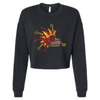 Quetzalcoatl Aztec Mayan Feathered Serpent Toltec Inca Cropped Pullover Crew