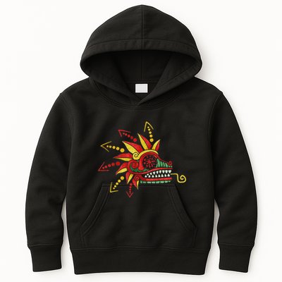 Quetzalcoatl Aztec Mayan Feathered Serpent Toltec Inca Kids Hoodie