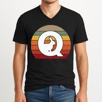 Qanon Conspiracy Rabbit Retro Q Anon V-Neck T-Shirt
