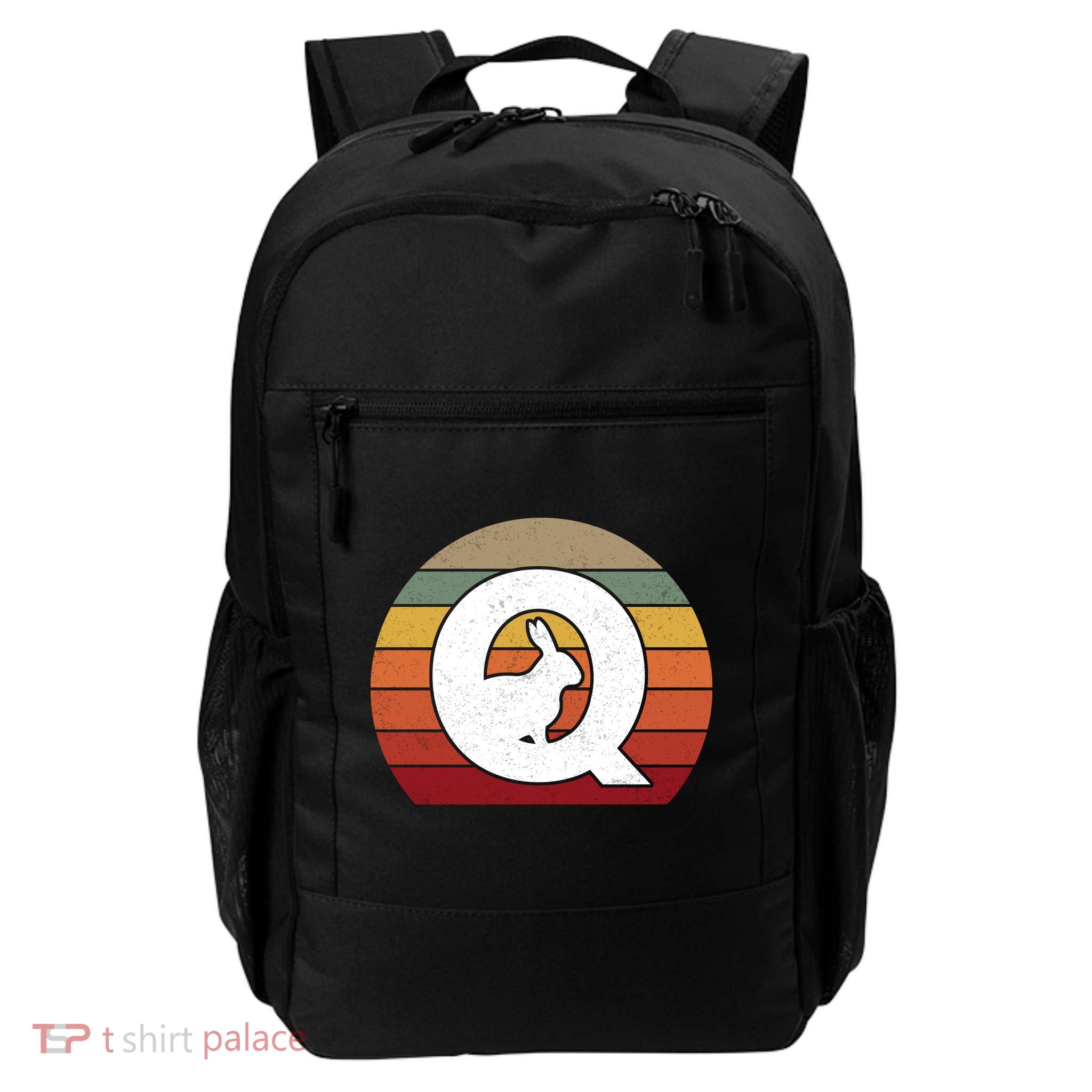 Qanon Conspiracy Rabbit Retro Q Anon Daily Commute Backpack