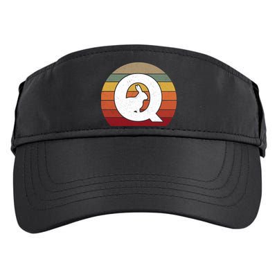 Qanon Conspiracy Rabbit Retro Q Anon Adult Drive Performance Visor