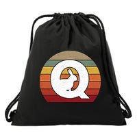 Qanon Conspiracy Rabbit Retro Q Anon Drawstring Bag