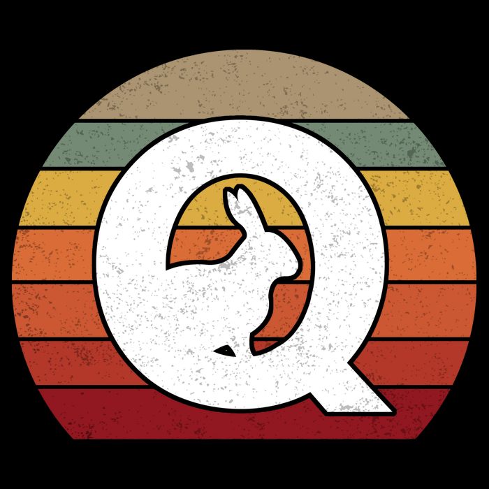 Qanon Conspiracy Rabbit Retro Q Anon Drawstring Bag
