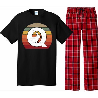 Qanon Conspiracy Rabbit Retro Q Anon Pajama Set