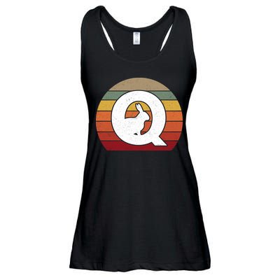 Qanon Conspiracy Rabbit Retro Q Anon Ladies Essential Flowy Tank