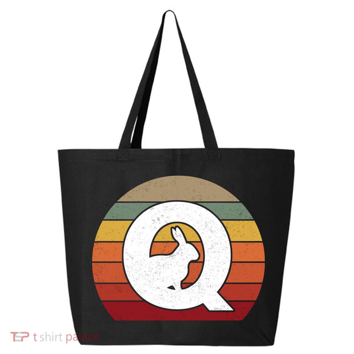 Qanon Conspiracy Rabbit Retro Q Anon 25L Jumbo Tote