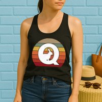 Qanon Conspiracy Rabbit Retro Q Anon Womens Tank Top