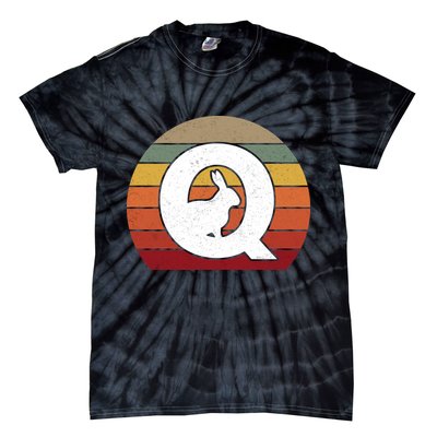 Qanon Conspiracy Rabbit Retro Q Anon Tie-Dye T-Shirt