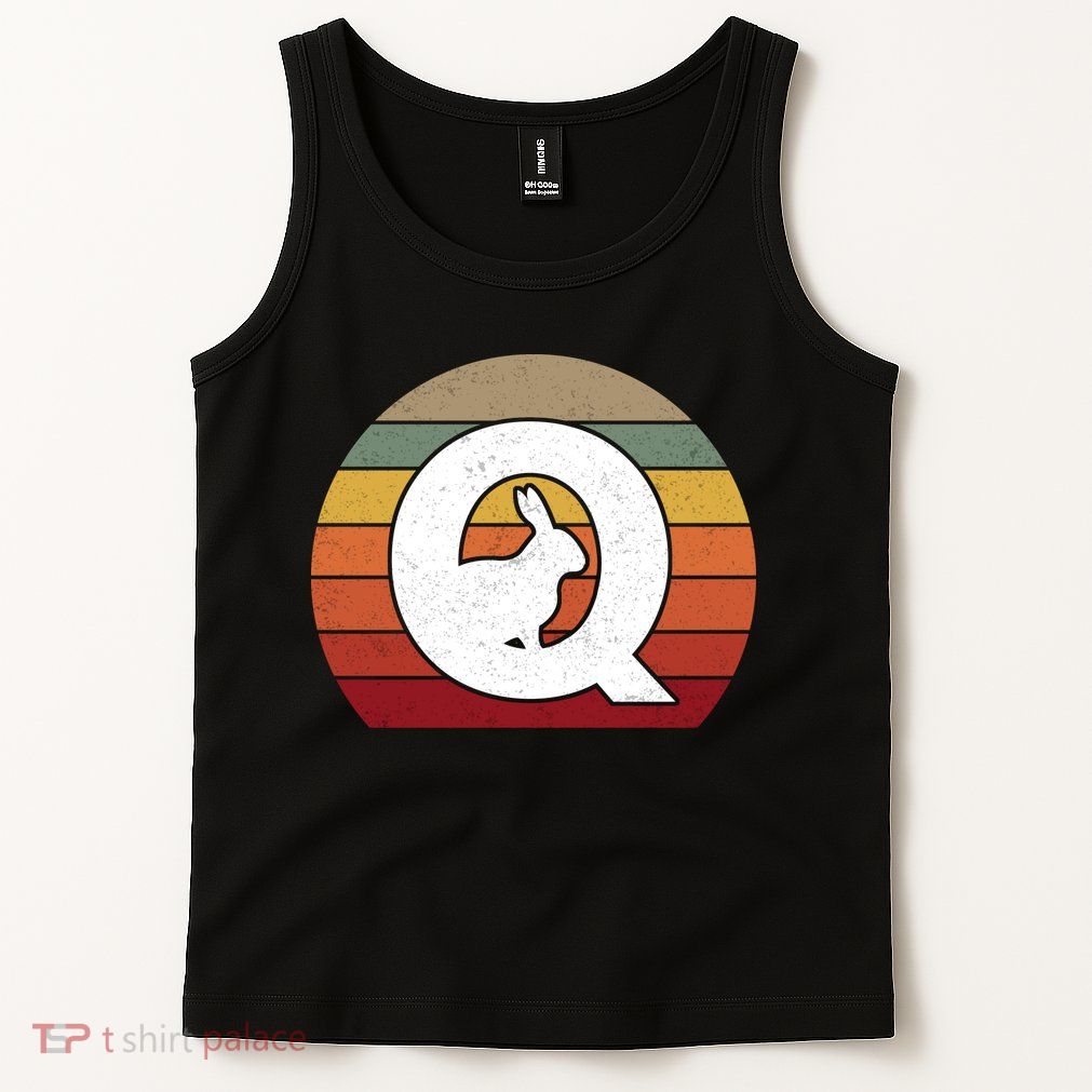 Qanon Conspiracy Rabbit Retro Q Anon Tank Top