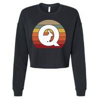 Qanon Conspiracy Rabbit Retro Q Anon Cropped Pullover Crew