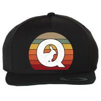 Qanon Conspiracy Rabbit Retro Q Anon Wool Snapback Cap