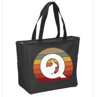 Qanon Conspiracy Rabbit Retro Q Anon Zip Tote Bag