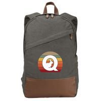 Qanon Conspiracy Rabbit Retro Q Anon Cotton Canvas Backpack
