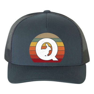 Qanon Conspiracy Rabbit Retro Q Anon Yupoong Adult 5-Panel Trucker Hat